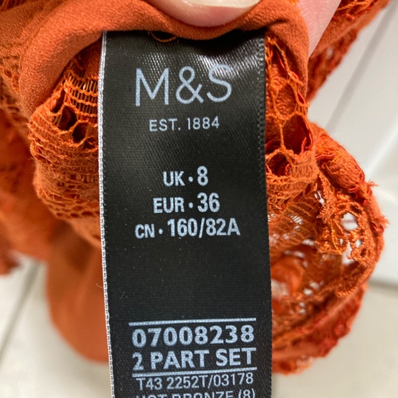 Hot bronze top and camisole - Marks and Spencer- Twiggy collection-US size 6 - Picture 5 of 5